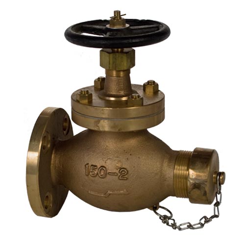 Class 150 Hose Globe Valve, Screwed and Bolted Bonnet - NST Threaded