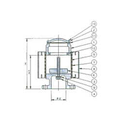 DIN Air Vent Head Valve