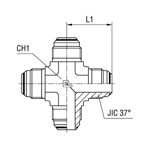 Equal Cross - O-ring Body