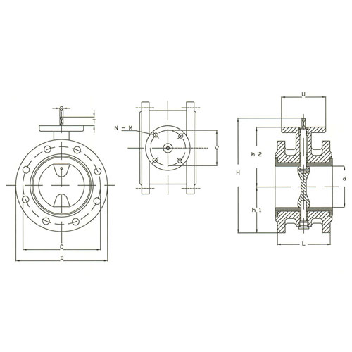 Series 53 Double Flanged Short Valves DIN PN10