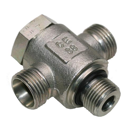 Banjo Tee Coupling with Allow Screw and Elastomer Seal Thread BSP Parallel - Body Only