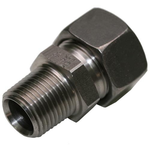 Male Stud Coupling Thread Metric Taper - Equipped B3 Ring
