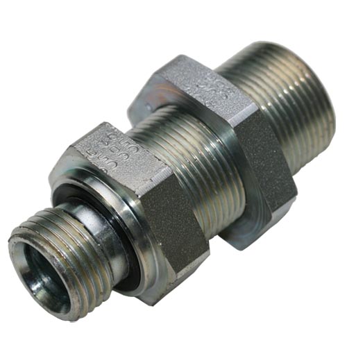 Bulkhead Connection with Elastomer Seal Thread BSP Parallel - Body Only