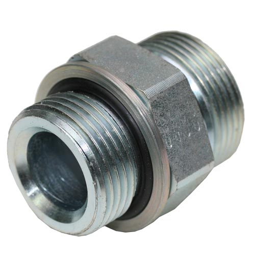 Male Stud Coupling with O-Ring and Washer Thread BSP Parallel