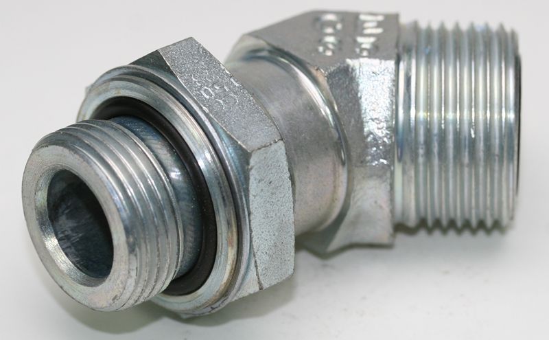 Adjustable Male Stud Elbow with O-Ring Thread UNF/UN-2A