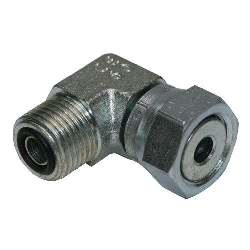 Adjustable Male Stud Barrel Tee with O-Ring and Washer Thread Metric Parallel