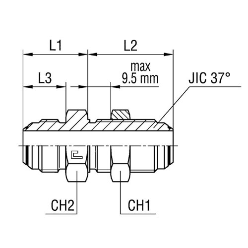 Bulkhead Connection - O-ring Body