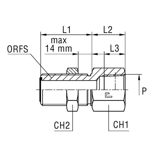 Female Bulkhead Connection Thread NPTF